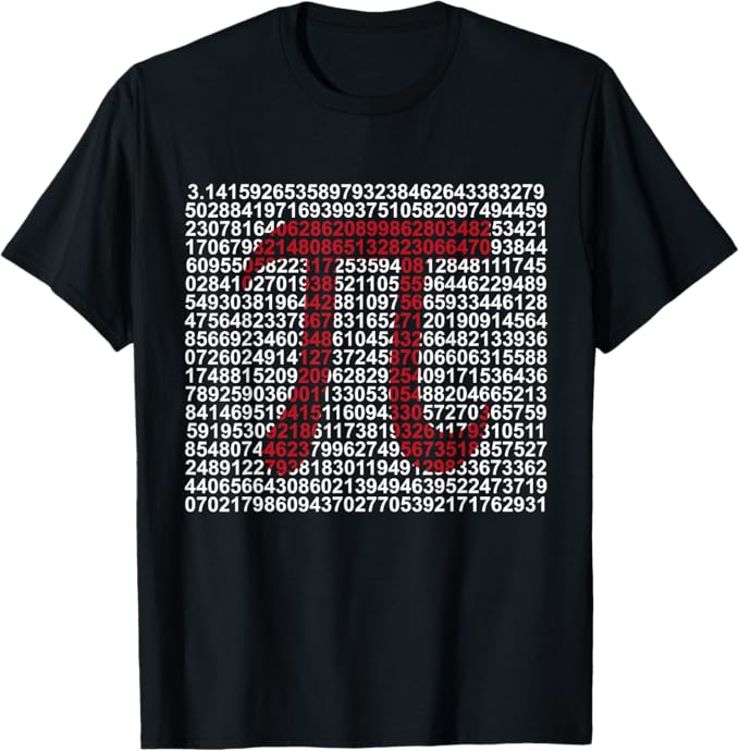 Lustige Math Pi Shirt Kostüm Für Pi Tag Mathe Lehrer T-Shirt